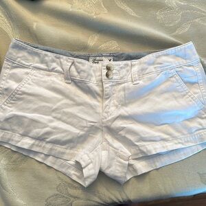 American eagle white shorts